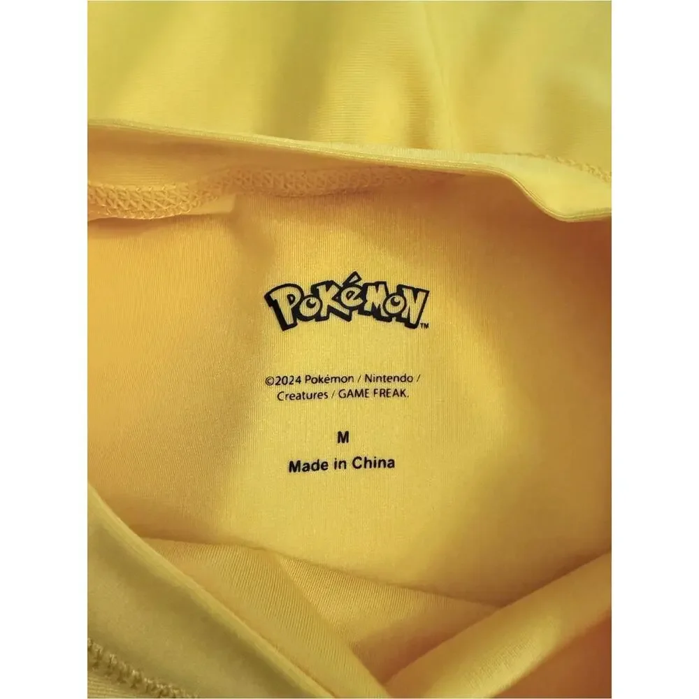 Pokemon Pikachu Rash Guard  UPF 50+ Swim Shirt Size Medium NWT
